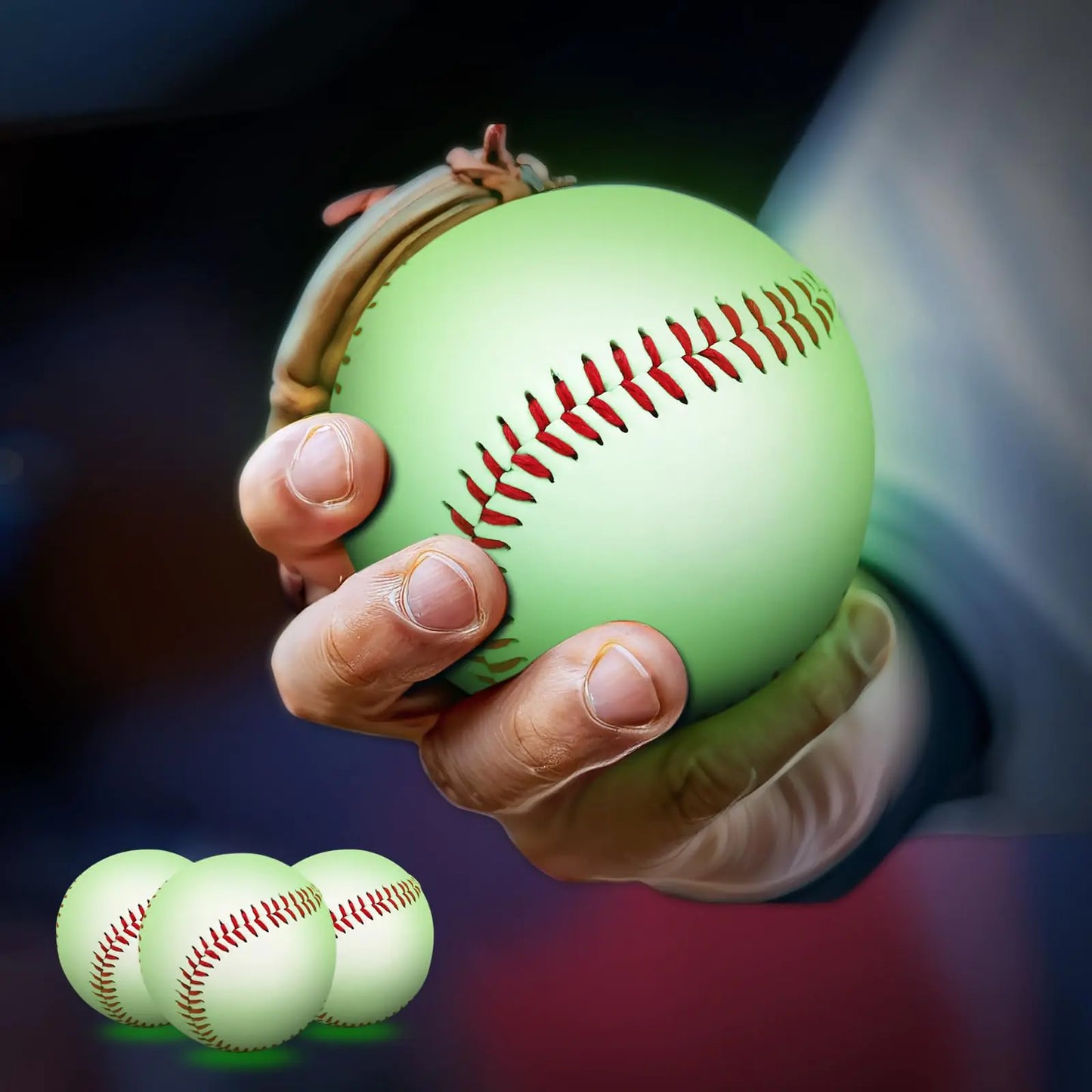 Glow in The Dark Baseball for Playing Catch and Hitting at Night!