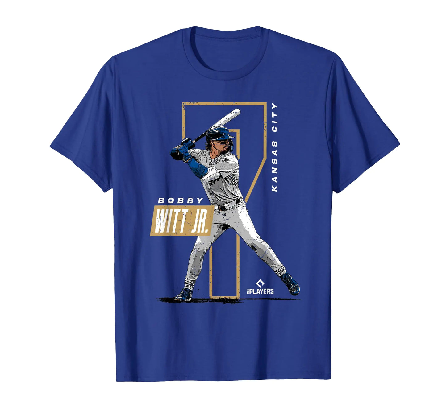 Bobby Witt Jr. | Kansas City Baseball Players | MLBWIT3002 T-Shirt