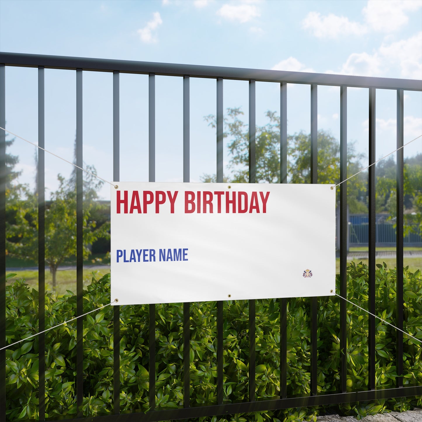 XBH Baseball & Softball Party Banner – Happy Birthday