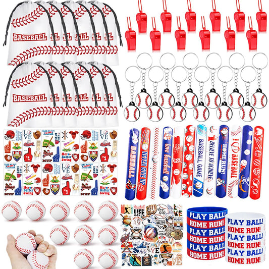 Baseball Party Favors – 134 Piece Goodie Bag Kit