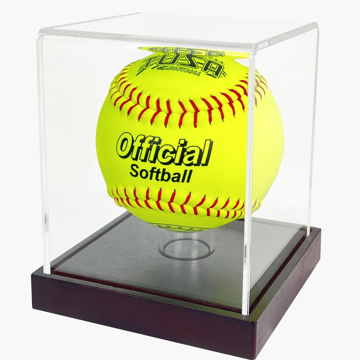 Softball Display Case & Holder Stand
