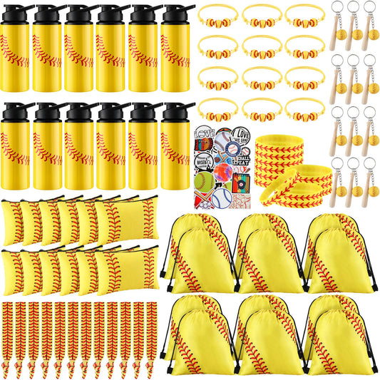 Softball Party Favors – 134 Piece Girls Team Gift Set