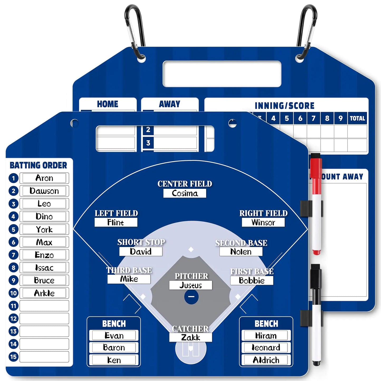 Erweicet Magnetic Baseball Lineup Board