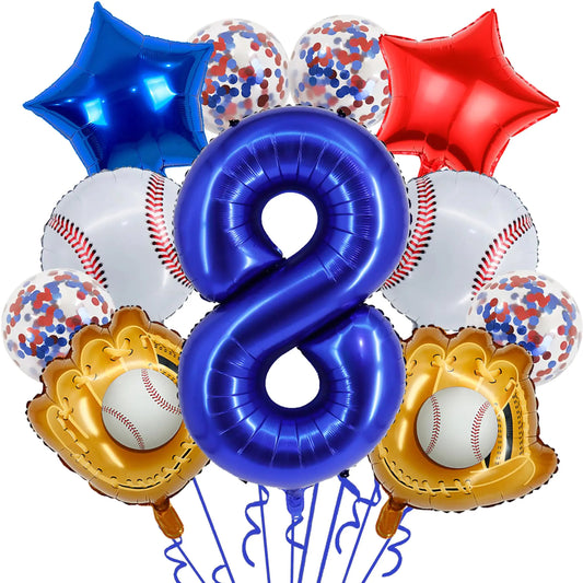 Balloons for a Baseball-Themed Birthday Party
