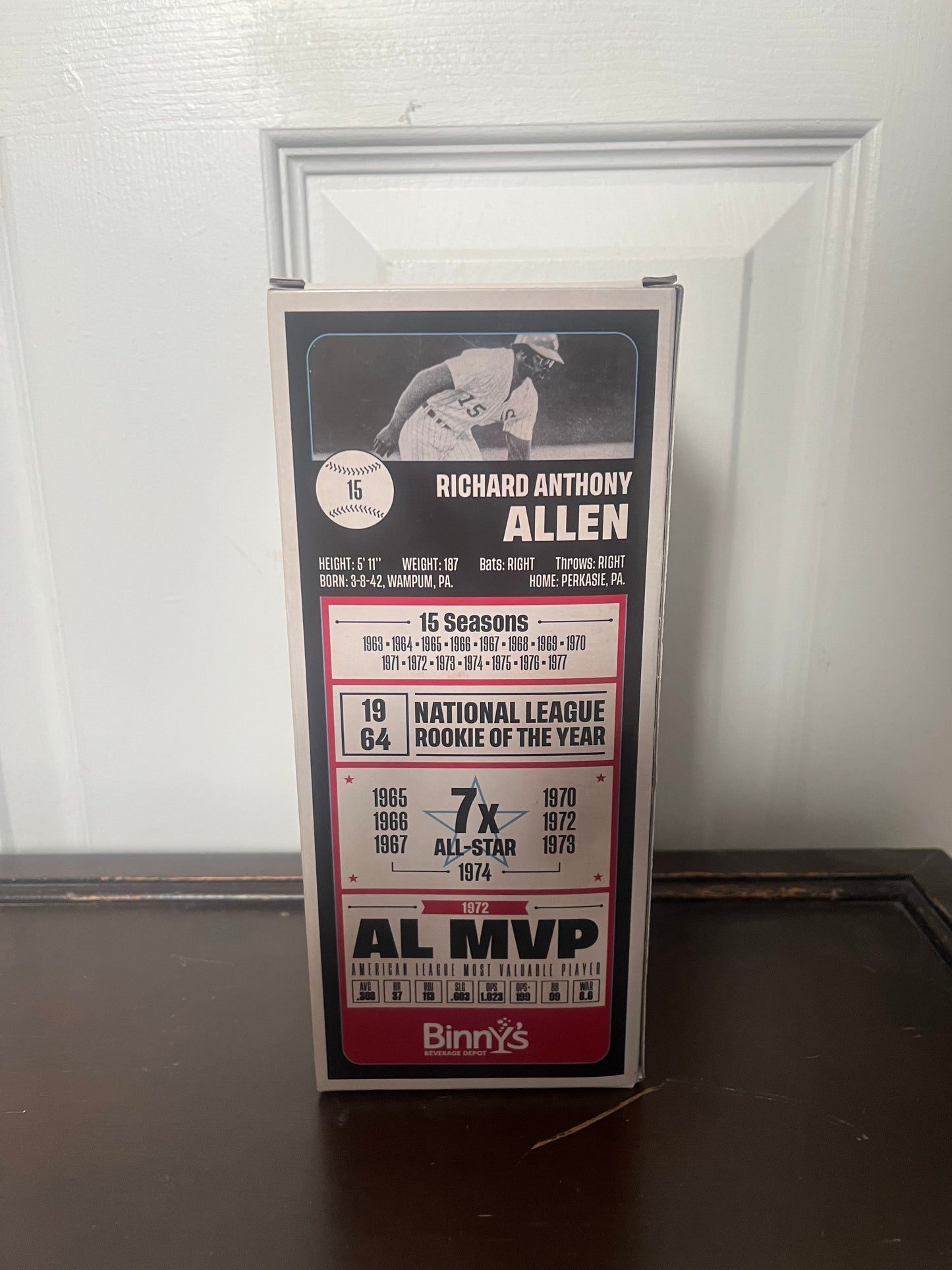 Dick Allen Chicago White Sox Bobblehead - Binny's Beverage Depot Collectible