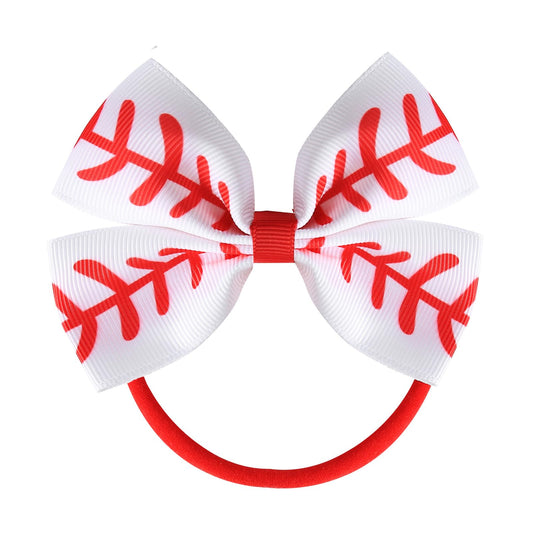 Baseball Bow Headband for Baby Girls – Softball Birthday Party Hair Accessory
