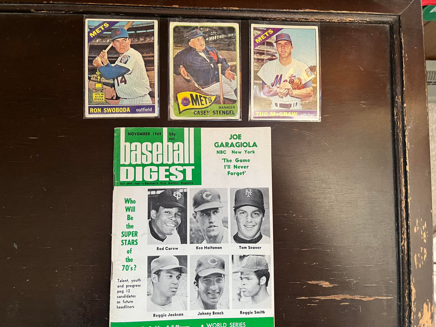 From My Dad's New York Mets Collection - 1965-1969 Vintage Cards & Magazine