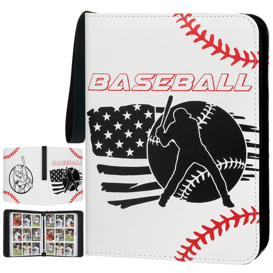 Baseball Card Binder with Sleeves 900 Pockets