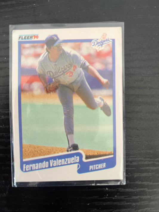 1990 Fleer Fernando Valenzuela Card - Dodgers Legend