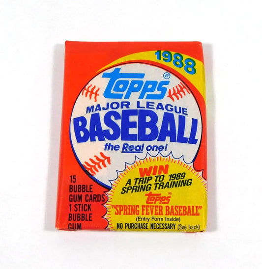 1988 Topps Baseball 15 Card Pack