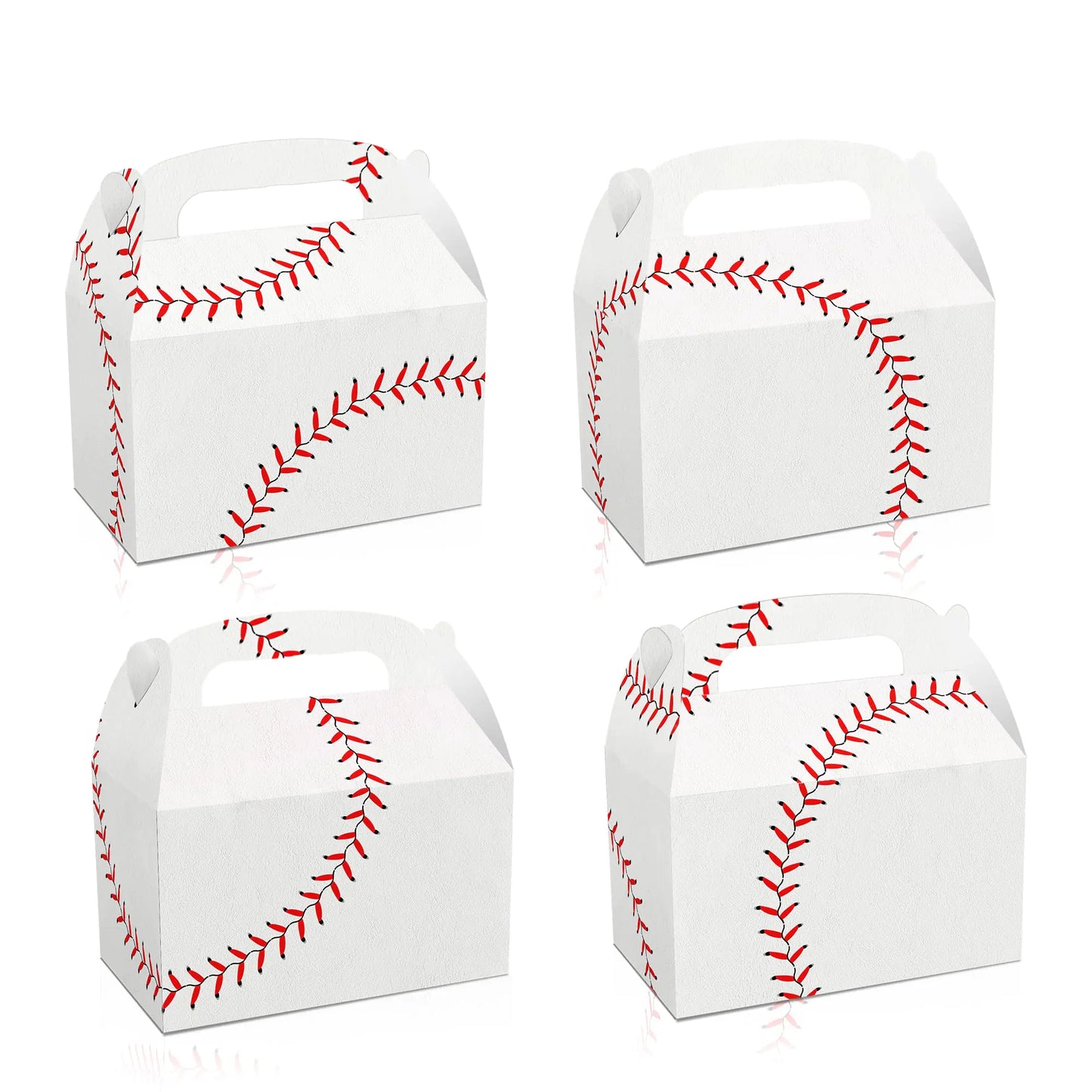 Baseball Party Favor Boxes - 12 Pack Treat Boxes for Kids